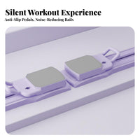 Multi-Functional Multifunctional Ab and Leg Machine Postpartum Recovery Split-Type Leg Slider Lifting Foldable Skiing Machine Fluid & Quiet for Women, Beginners