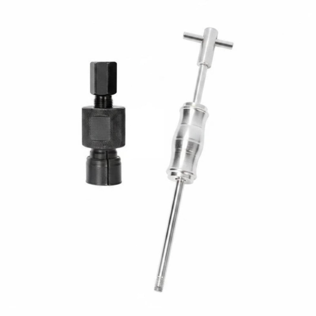 9 Pieces Multi Size Slide Hammer Puller Kit Universal Fit Inner Bearing Puller Set Expandable Collets Internal Bearing Extractor Easy to Use for Mechanics, Repair Workers