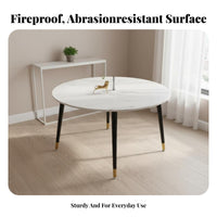 5 Pieces Square Pedestal Table with 4 Chairs Space-Saving Household Furniture Easy to Clean Stable Construction for Living Room