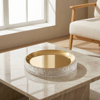 Tray with Mirrored Top Sparkling Mirrored Tray Versatile for Weddings