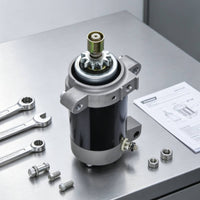 Starter Motor with Geared Drive Shaft Direct Replacement Marine Starter Motor  for Boat Owners