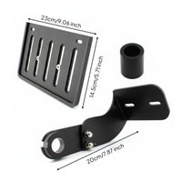 Registration Plate Relocation Kit Aluminum Alloy Motorbike Side Plate Bracket Side Mount Holder for Custom   Owners