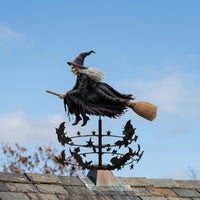 Rotating Witch Wind Wind Spinner Kinetic Witch Wind Spinner with Stake Outdoor Garden Stake Ornament Gothic for Homeowners