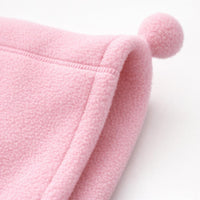Dog Fleece Hooded Scarf, Windproof Pet Winter Scarf, Thick Fleece Headwear for Cold Weather, Adjustable Drawstring Neck Warmer, Full Head Coverage