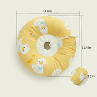 Pet Cone for Cats and Dogs, Cartoon Pet Cone with Drawstring, Textile Donut for Post-Surgery, Anti Bite Lick Barrier