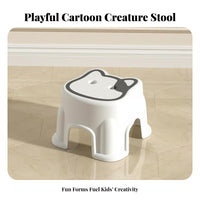 Children's Stool Stable Non-Slip Child Stool Comfortable Seat for Young Children, Playroom, Kitchen