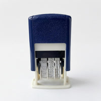 Self-Inking Date Stamp Mechanical Dial Office Tool ABS Plastic
