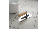 Wear-Resistant Stainless Steel Plastering Trowel Thickened Blade Beech Wood Handle Trowel Long-Lasting Flat Masonry Spreader Provides Even Finish for Plasterers, Construction Workers, DIY Enthusiasts, Home Renovation, Floor Leveling, Tile Setting