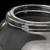 Glass Cupping Cups, Thickened Clear Glass Cupping Jars for Therapists, Acupuncturists, Home Wellness Muscle Relaxation