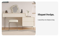Cushisingled Metal Frame Stool Modern Minimalist Design Vanity Seat Retro Design