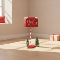 Christmas Mailbox with Trees Outdoor Christmas Mailbox Indoor for Photographers
