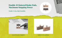Sintered Brake Pads for GP4 484 Calipers