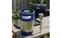 Mini Keg Stainless Steel Keg with Spear Growler Portable Container Corrosion Resistant for Homebrewers, Home Bar, Kitchen