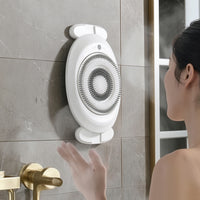 Waterproof Wall-Mounted Shower Brush Compact Handshandshands-off Body Washer Washer Easy to Install Wall-Mounted Back Scrubber Long-Lasting for Bathroom