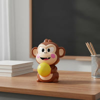 Interactive Game Catapult Monkey Toy Novelty Gift Head-Press Launching Monkey for Children, Party