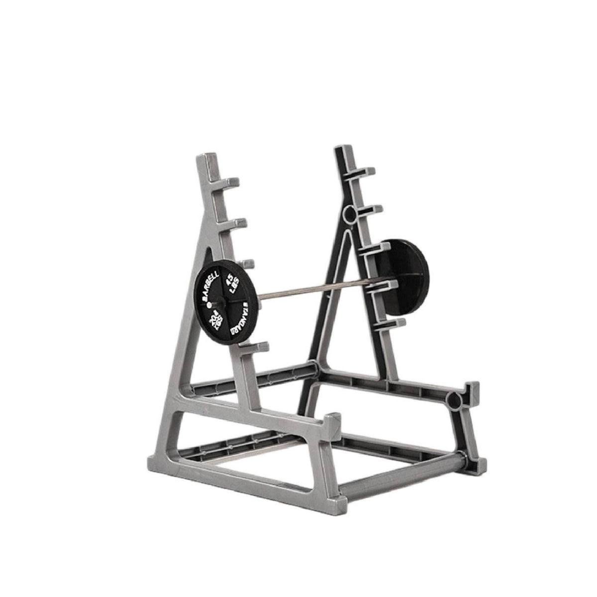 Gym-Themed Squat Rack Pen Holder Lightweight Pen Holder with Barbell Rack Practical Desk Organizer Creative for Fitness Fans, Athletes