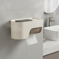 Waterproof Bathroom Tissue Box Easy to Install Wall Mounted Tissue Box