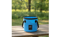 Waterproof Collapsible Pail Compact Foldable Pail Lightweight Water Container Space-Saving for Camping