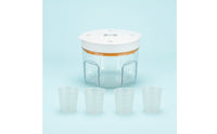 Bubble Removal Chamber 95 kPa Vacuum Chamber with Measuring Cups 2 L Transparent for Crafters, Resin Casting, Workshops