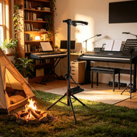 Electric Wind Instrument Stand Foldable Digital Wind Instrument Stand Compact Aerophone Holder for Stage, Rehearsal