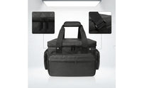 Travel Makeup Bag with Handle Spacious Cosmetic Bag Multifunctional Makeup Case with Removable Dividers for Washroom