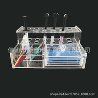 Acrylic Dental Resin Storage Box for Oral Care Tools