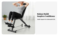AdjustTorso and Legsle Sit-up Bench FoldTorso and Legsle Design Multi-Position Weight Bench Space-Saving StTorso and Legsle