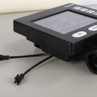 Display Screen Fitness Console Rectangular Electronic Fitness Console Black
