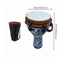 African Hand Drum Drum Easy to Learn   Bright Tone Percussion Instrument for Beginners