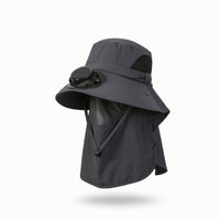 Cooling Solar Fan Hat Wide Brim Hat with Fan Breathable Adjustable for Gardening