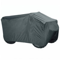 210D Oxford Cloth Waterproof ATV Cover Snug Fit ATV Cover Black Weather Guard Elastic Hem