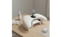 Elevated Design Butterfly Flap Manicure Pillow Waterproof Foldable Nail Lamp Hand Rest Resistant