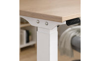 Height-Adjustable Desk Broad Base Standing Desk Flat Table Surface Furniture for Workplace