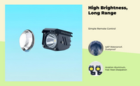 LED Fog Light for Bikes, Waterproof