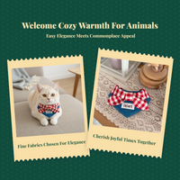 Dog Bandana Bowknot Bib Adjustable Scarf for Pet Party
