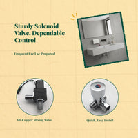 Infrared motion sensor faucet valve
