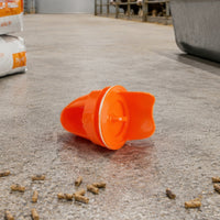 Plastic Feeder Container Square Feeder with Lid Long-Lasting for Livestock, Pets
