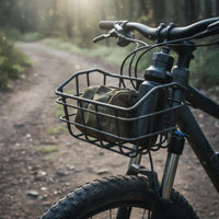 Mountain Bike Basket Shock Absorbing Cycling Gear Heavy Duty for Outdoor Riding