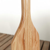 Dragon Boat Paddle Waterproof Paint Flat Dragon Boat Paddle Ergonomic Grip Wood Oar for Decoration