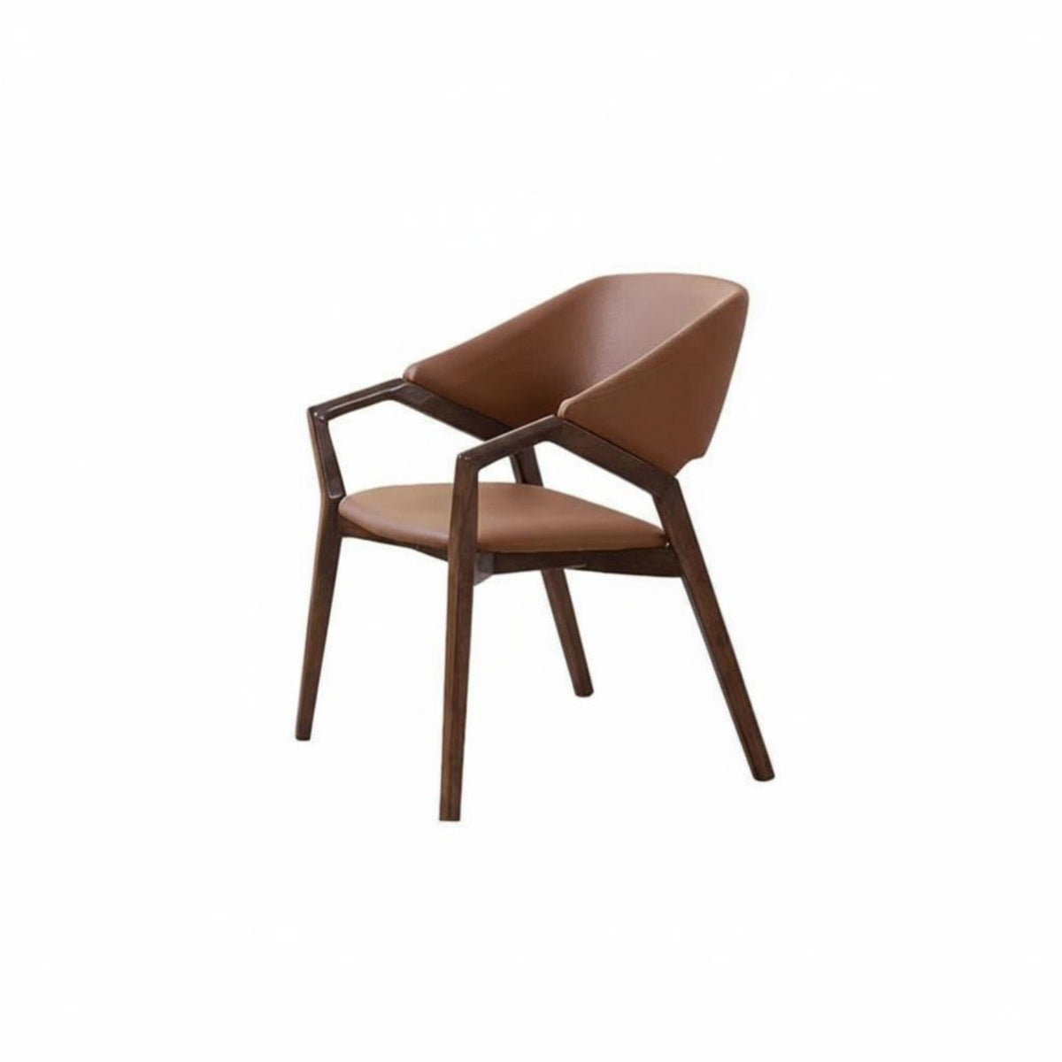 Upholstered Armchair Sturdy Wood Frame Curved Spine Armchair Designerinfluenced by Versatile Use for Residents