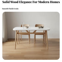 Rectangular Dining Table Set Dining Table Dining Chair Kitchen Table Space Saving Sturdy Construction Suitable for Restaurant Coffee Shop Morning Corner Home Decoration
