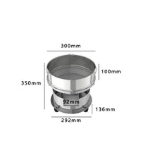 Electric Vibrating Sieve Multi-Purpose Stainless Steel Powder Sifter