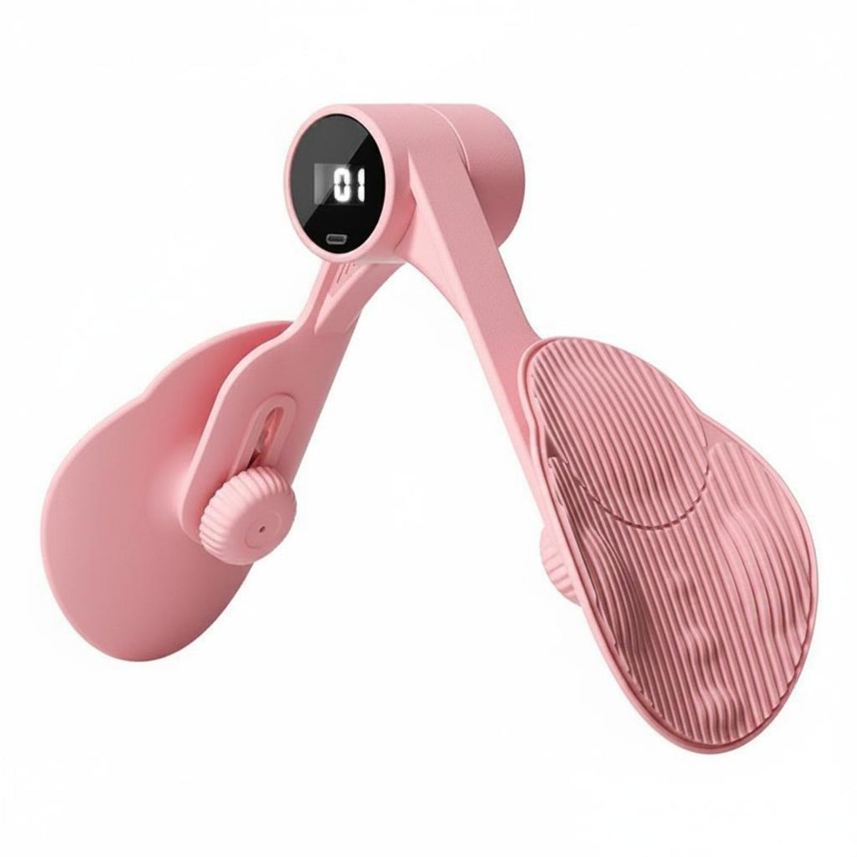 Smart Counting Pelvic Floor Exerciser Adjustable Resistance Pelvic Floor Exerciser Ergonomic Design Digital Kegel Training Device Anti-Slip for Women