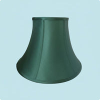 Dark Green Textile Shade DIY Accessory Drum Design Lampshade Translucent