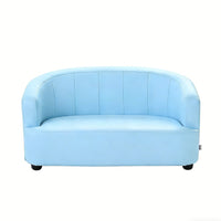 Miniature Upholstered Sofa Soft and Comfortable Upholstered Toddler Lounger Safety Certified snug for Playroom, Nursery, Bedroom