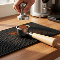 Food Grade Stainless Steel 51mm Bottomless Portafilter Easy to Clean 51mm 3-Ear Coffee Handle Ergonomic Grip Naked Portafilter Detachable Design for Baristas, Cafe