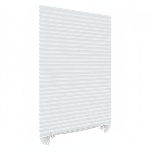 Self Pleated Shade Easy to Install Cordless Pleated Window Shade Blocking Window Coverings for Students, Office