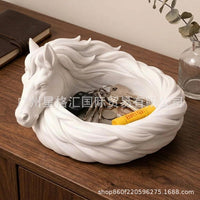 跨境Horse Catchall Bowl for Keys 骏马造型钥匙首饰收纳托盘