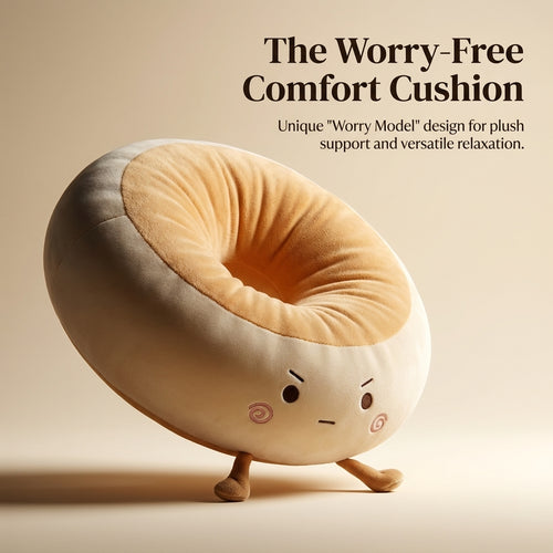 Donut Cushion Memory Foam Seat Cushion, Round Seat Pad for Living Room Floor, Ta #variant:Pouf 38*38*14CM