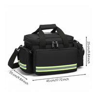 Waterproof Doctor Visit Bag Water-Resistant Public Medical Bag Multiple Dividers Multi-Compartment for Doctors, Nurses